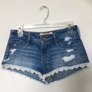 Hollister low rise Denim Shorts